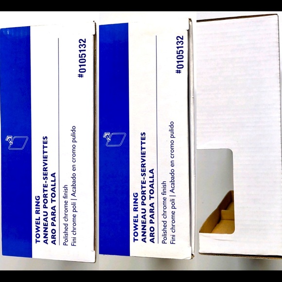 NEW Towel Ring Holder Polished Chrome Finish #0105132 - Picture 5 of 9